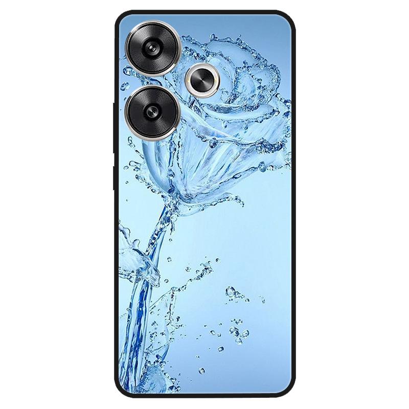 For Xiaomi Poco M6 4G Case Shockproof Soft Silicone TPU Bumper for Poco M6 4G Cover PocoM6 4G 2024 Lovely Luxury Cartoon Fundas
