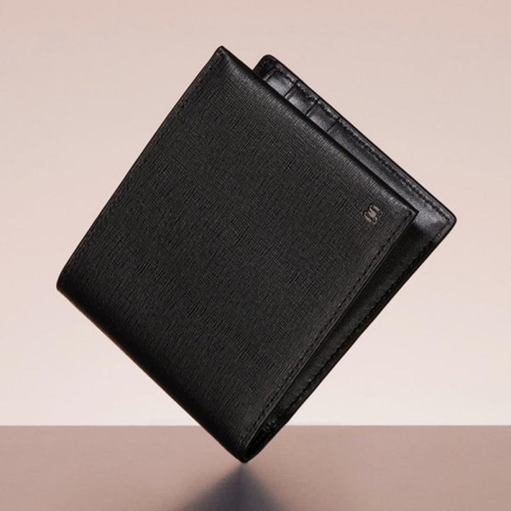 

Daks Black Leather Wallet Dd Logo Modern Classic Dbwa4e833bk Single option