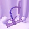 Sit-up Pedal Puller Resistance Band with Handle Multifunction 4/6-Tube Elastic Yoga Pull Rope Men Women Pedal Tensioner Exerciser Workout Equipment