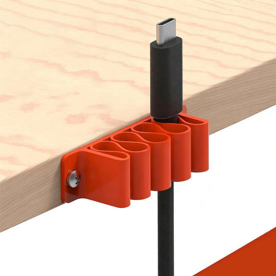 Cable Organizer Clips Self Adhesive Cord Keeper for Desk Car Nightstands Office Portable Wire Holders for USB Charging Cable Power Cords