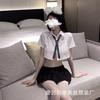 College Style Uniform Seduction Lingerie Female Role-playing Split Japanese Pure Sweet Pleated Skirt
