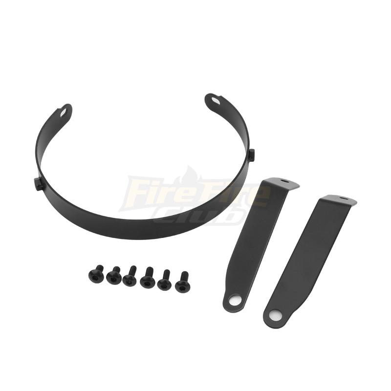 Schwarze Motorrad-Scheinwerferverkleidung für Honda Rebel – CMX 300 500