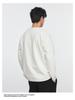 Also Stop Men's Layered V-Neck Long Sleeve Sweatshirt, 2025 Spring Loose Pullover, Light Mature Style