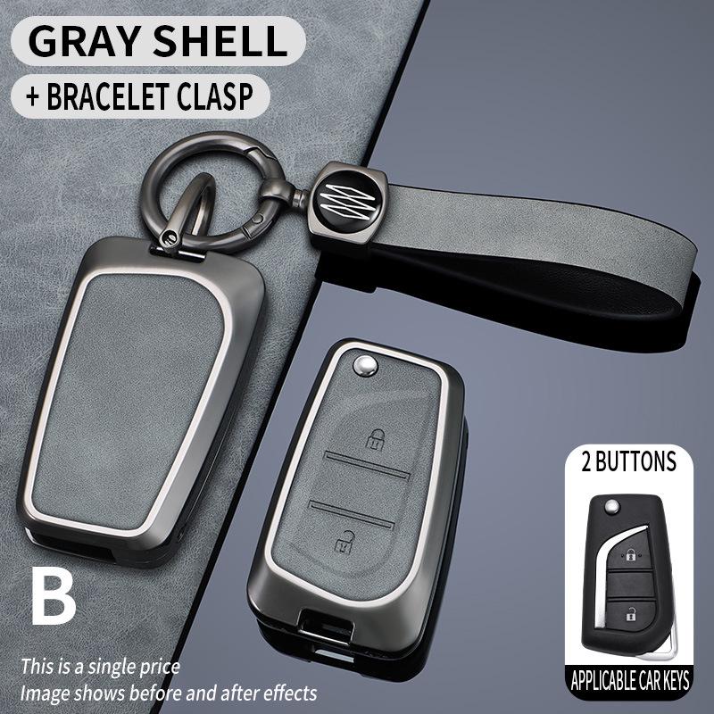 Premium Key Case for Toyota: Fits Corolla, Levin, Avalon, Highlander, Camry, RAV4