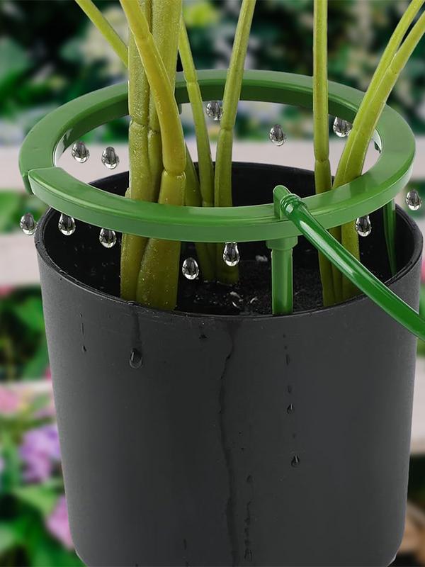 3 Legs Support Drip Emitter Drip Ring Automatic Plant Watering Dripper Indoor Outdoor Plants Watering System Plant Watering Tool