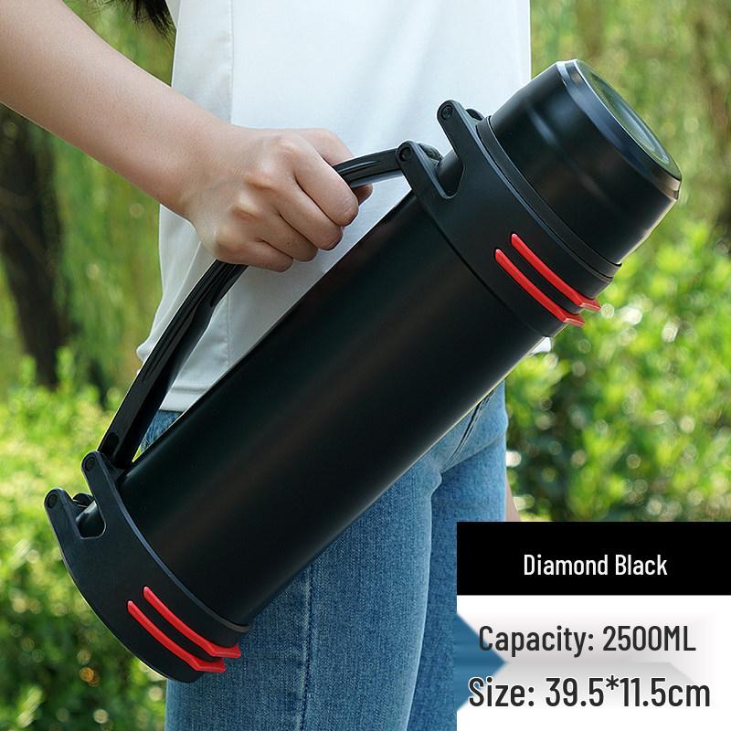 304 Stainless Steel 5L Thermos Flask - Large Capacity, Portable for Men & Women, Outdoor Car Use, Household Hot Water Bottle