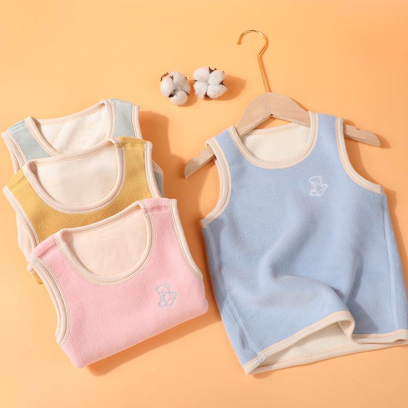 

Children s Fleece-Lined Warm Autumn/Winter Vest for Toddlers Size 130cm