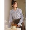 French Retro Puff Sleeve Doll Collar Women's Shirt