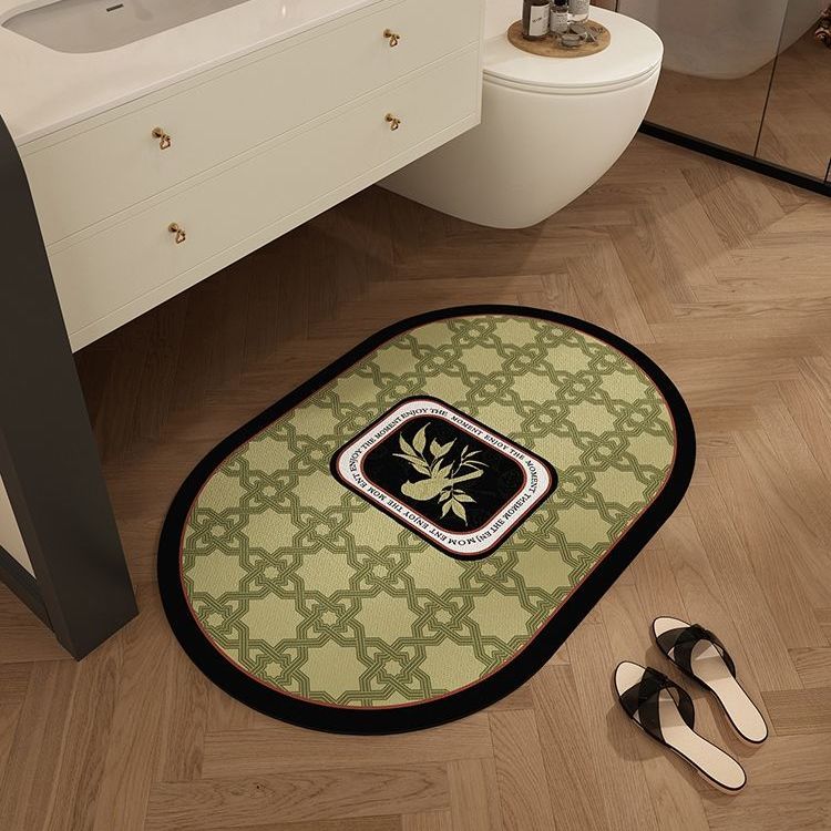 American bathroom floor mat toilet diatom mud water absorption quick drying foot mat non-slip