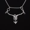 Eco-Friendly European & American Halloween Punk Skull Necklace - Retro Fashion Jewelry