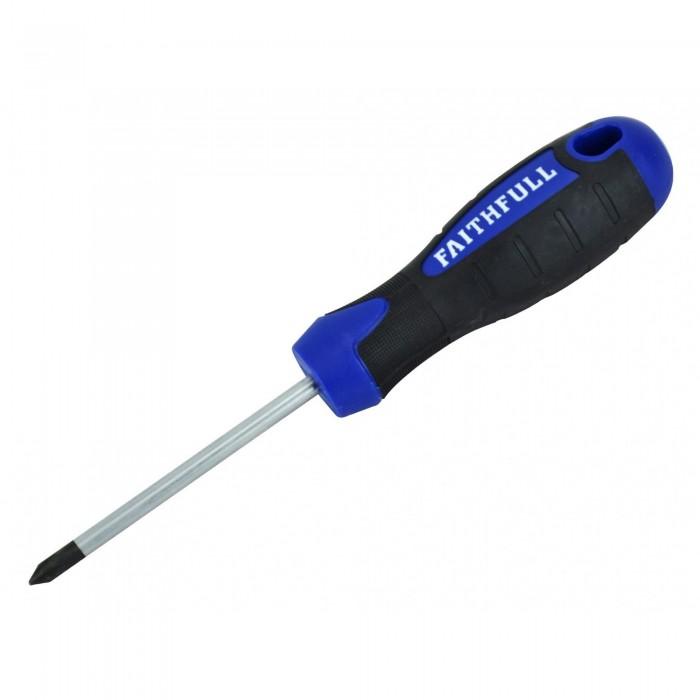 Faithfull Soft Grip Screwdriver, Phillips