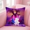 Cute Game O-Ori Cushion Cover Pillowcase Short Plush Invisible Zipper Room Sofa Cushion Cover