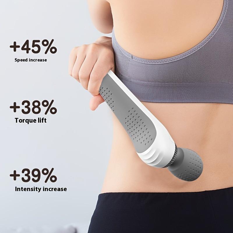 New Portable Handheld Massager USB Rechargeable Multifunctional Full Body Massage Gun Relax Neck Back Legs and Waist Masajeador