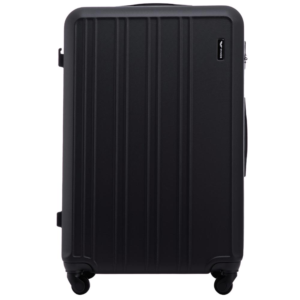 Large Wings 28" Harrier Black Suitcase