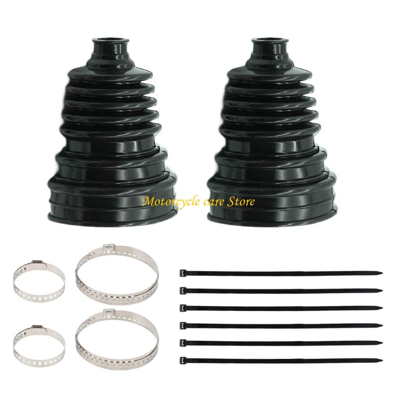 U75F Universal CV Joint Boot Replacement Constant Velocities Joint Boot Silicone Dust Cover For Drive Shaft чёрный