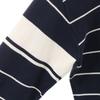 Lacoste Border Pattern Long Sleeve Sweater S Navy Knit Men's Used