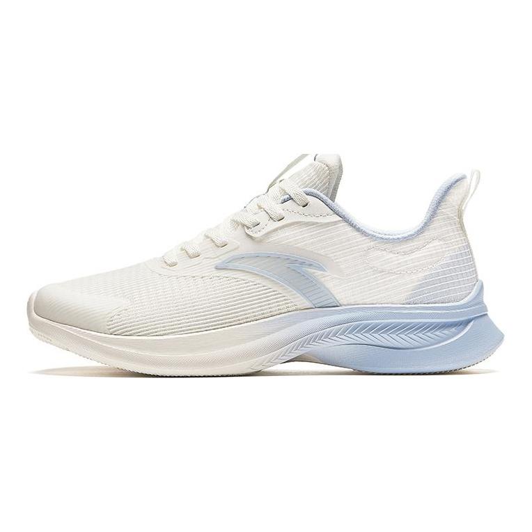 Anta Cushioning Abrasion Resistant Breathable Low top Casual Shoes Women's White Blue 922335501-6