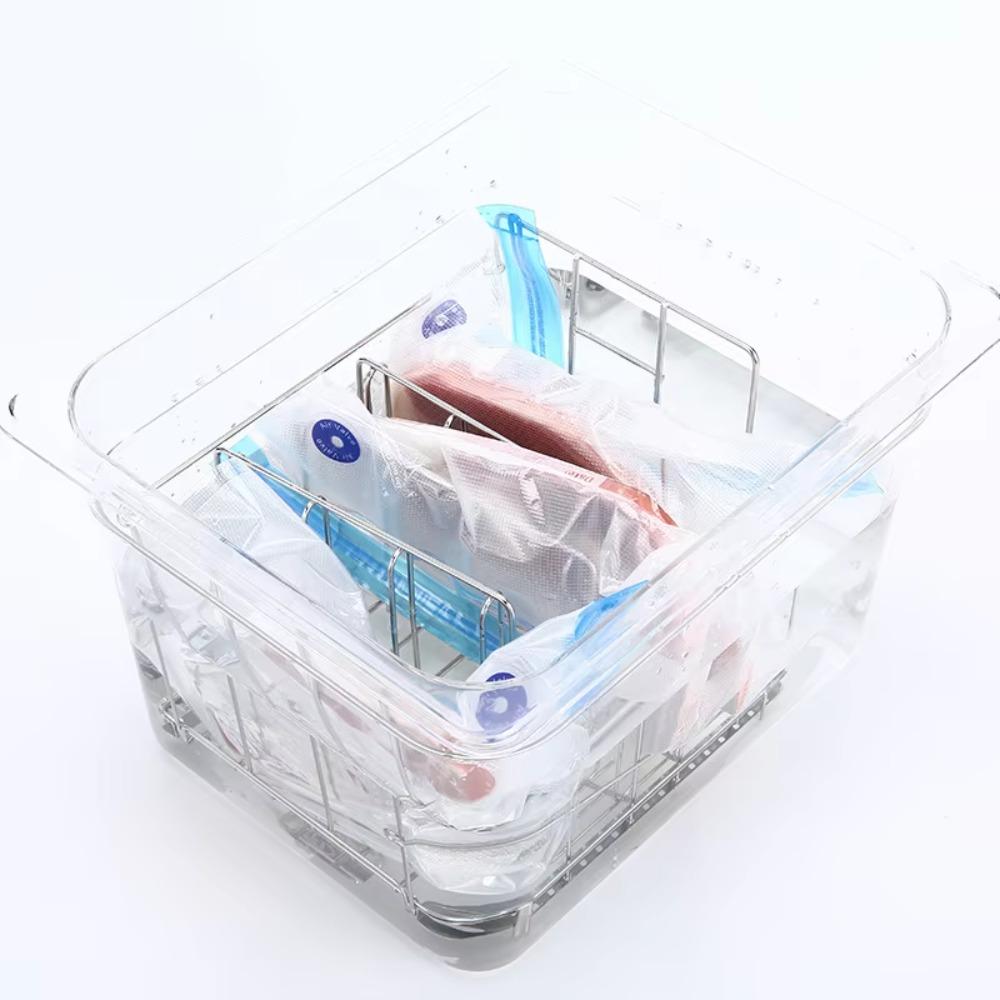 Kit de Panela de Cozimento Lento de Grande Capacidade com Tampa Máquina Sous-vide Tanque de Água Chef