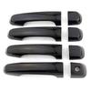 Car Upgrade Decoration Black Door Handle Cover For Toyota Land Cruiser Prado J150 2010- Cars Accessories