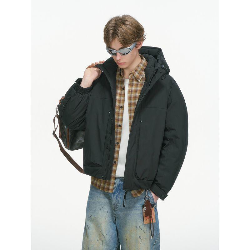 Dream Made New National Standard 90 White Duck down Jacket for Men, Winter Thickened Men's Winter Clothing, Cold-Proof Coat