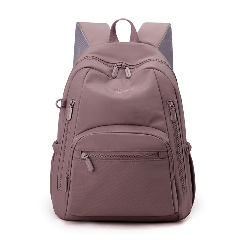 High Quality Fabric Women Backpack Large Capacity Girls School Backpack Fashion Casual Multi pockets Travel Backpack Sac
