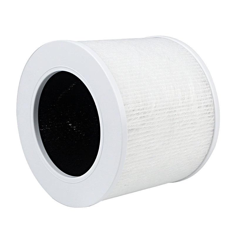 Replacement For LEVOIT Core Mini Air Purifier Replacement Filter, 3-in-1, High-Efficiency Activated Carbon, Core Mini-RF, White