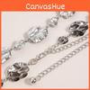 Metal Flower Waist Chain For Women With 3d Embellishments Fashionable Body Jewelry For All Seasons