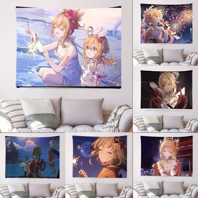 Yoimiya Genshin Impact Anime Girl Flag Flags Personalized Items Flags For Bedrooms Home Tapestry