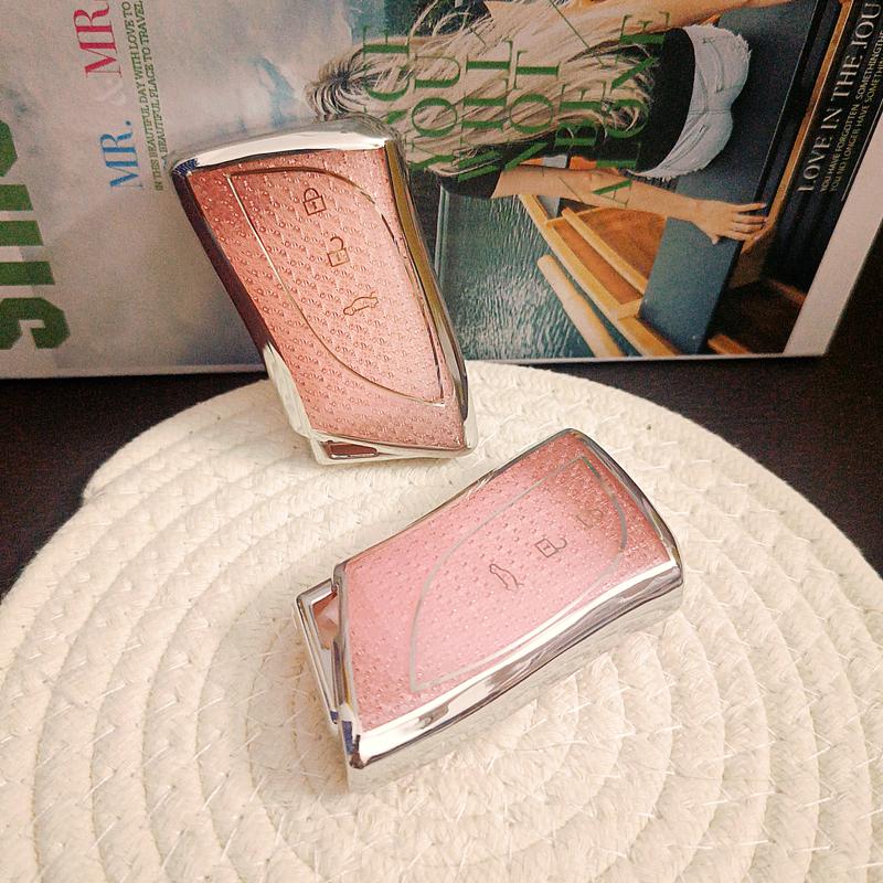 Fashion Pink Diamond For Lexus Nx Es Ux Us Rc Lx Gx Is Rx 200 250H 350H Ls 450H 260H 300H Ux200 3 Button Car Key Case Cover Fob