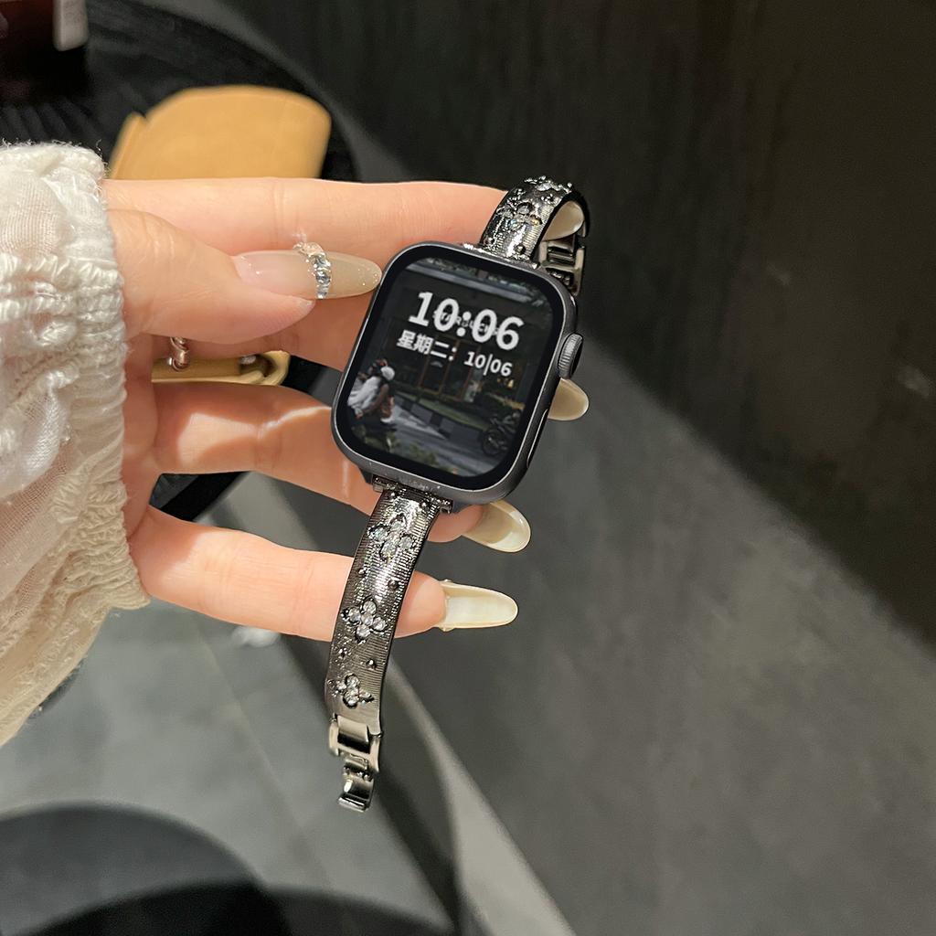 Strap for iWatch S10 S9 46mm 42mm 45mm 41mm 49mm 38mm Vintage Bracelet Apple Watch Series 10 9 8 7 6 5 SE Replacement Band Wristband