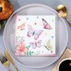 20Pcs/Pack Butterfly Flower Decoupage Paper Napkins Vintage Tissues Party Tableware Wedding Xmas Festival Supplies