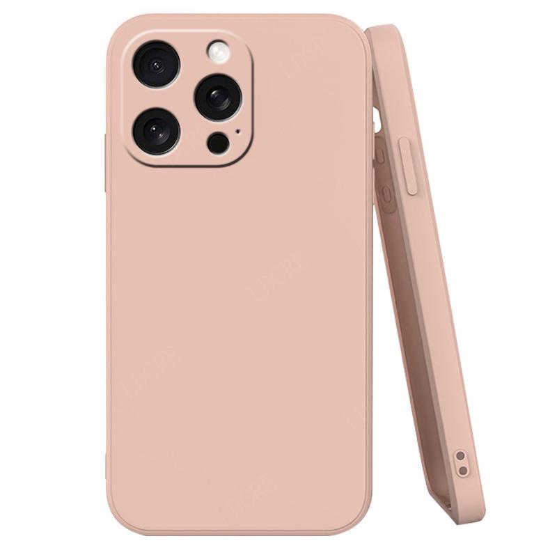 For iPhone 16 Pro Max Case Cover iPhone 16 Pro Capas Original Square Liquid Silicone Fundas iPhone 16 Pro Max 15 Plus Soft Cover