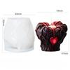 Halloween Hands hold heart scented candle silicone mold DIY horror resin decoration mill holiday