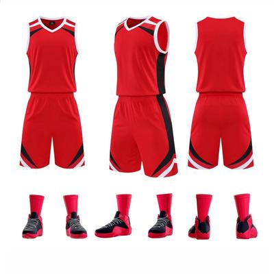 Basketball-Uniformen Basketball-Team Wettkampf-Uniformen Kinder Erwachsene Sport-Uniformen Schulteam-Uniformen