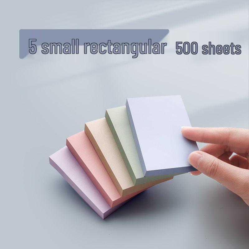 Morandi Colored Sticky Notes: Strong Adhesion, Pure Color, Large Size Student Memo Strips
