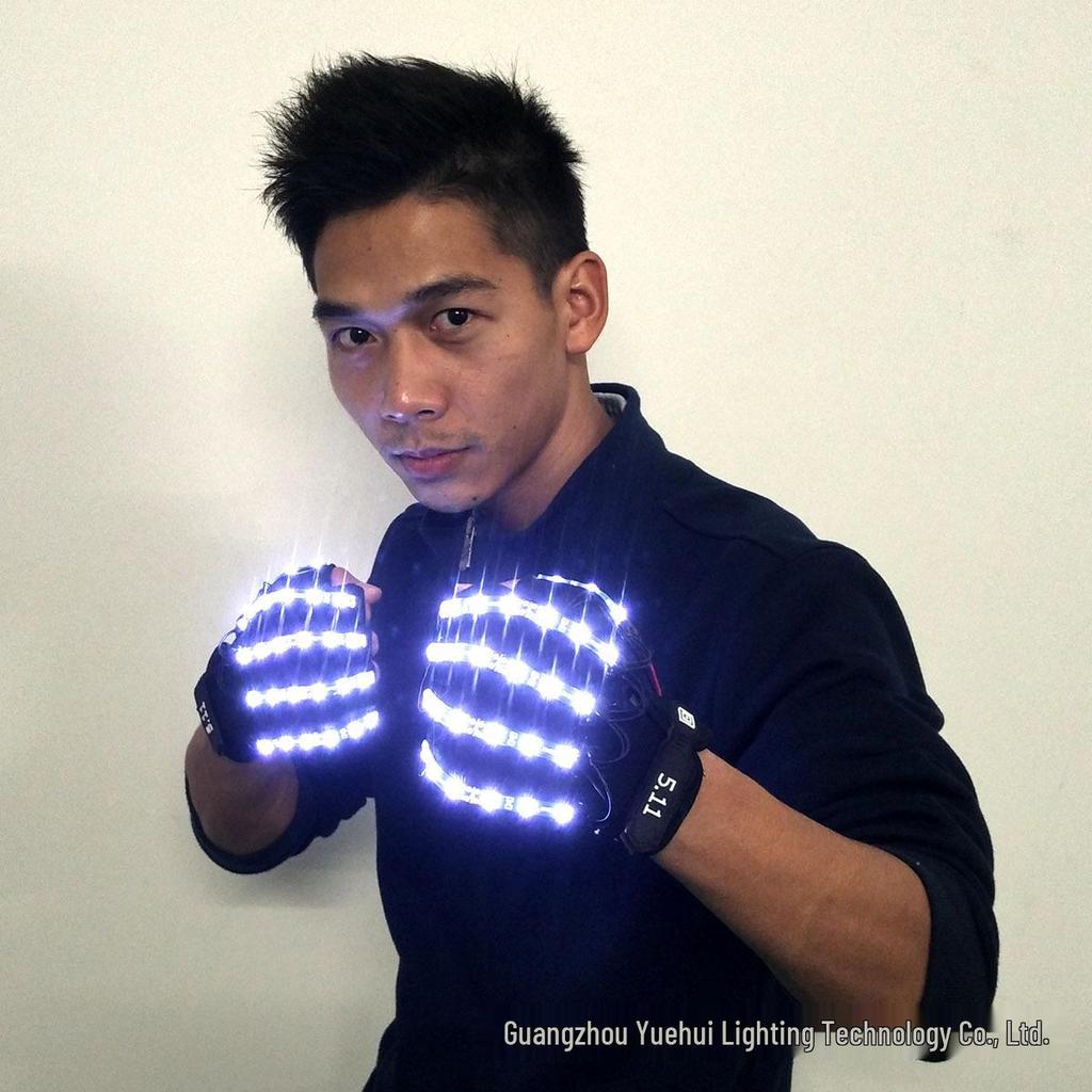 LED laserové rukavice a brýle pro pódiová vystoupení