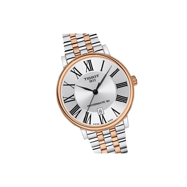 TISSOT Kason Zen I Collection Automatic Mechanical Movement Men's Watches Watch 40mm White Dial T122.407.22.033.00
