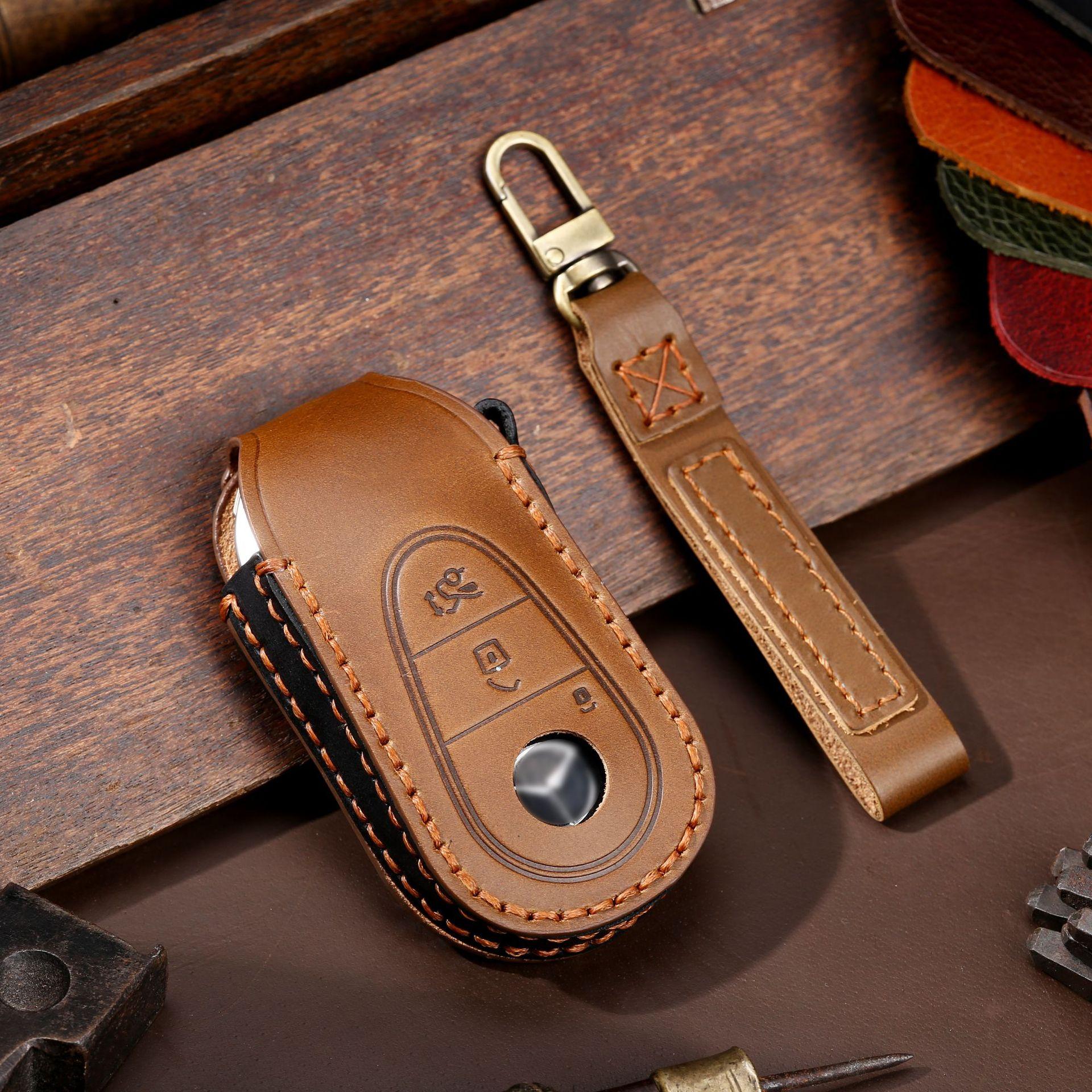 

Сумка для ключей автомобиля подходит для чехла ключа автомобиля Mercedes-Benz 2021 new S450S500.