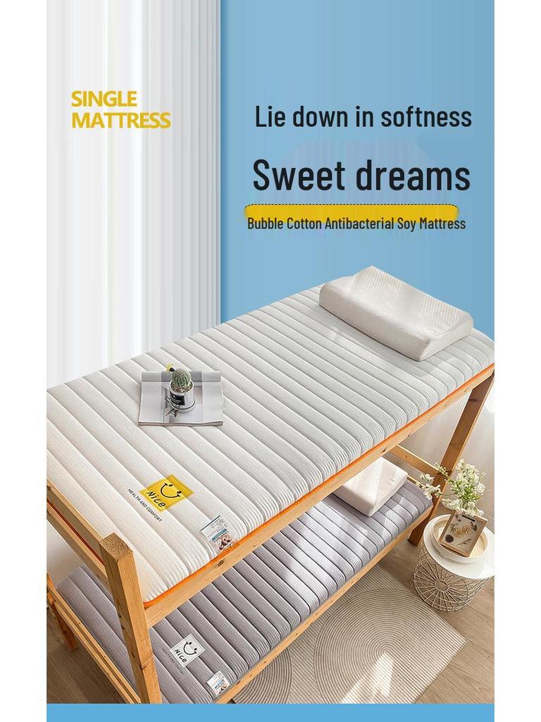 2025 Smiley Face Cotton Soybean Fiber Dorm Mattress