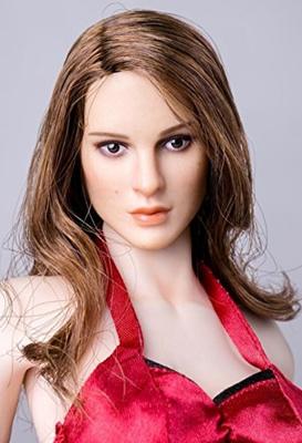 KIMI TOYS KT008 für Figur Europäisch und Amerikanisch schöner weiblicher Kopf ohne Körper und [TOYBARJAPAN] /Weiblich 1/6 (braune Haare) (macht Kleidung)