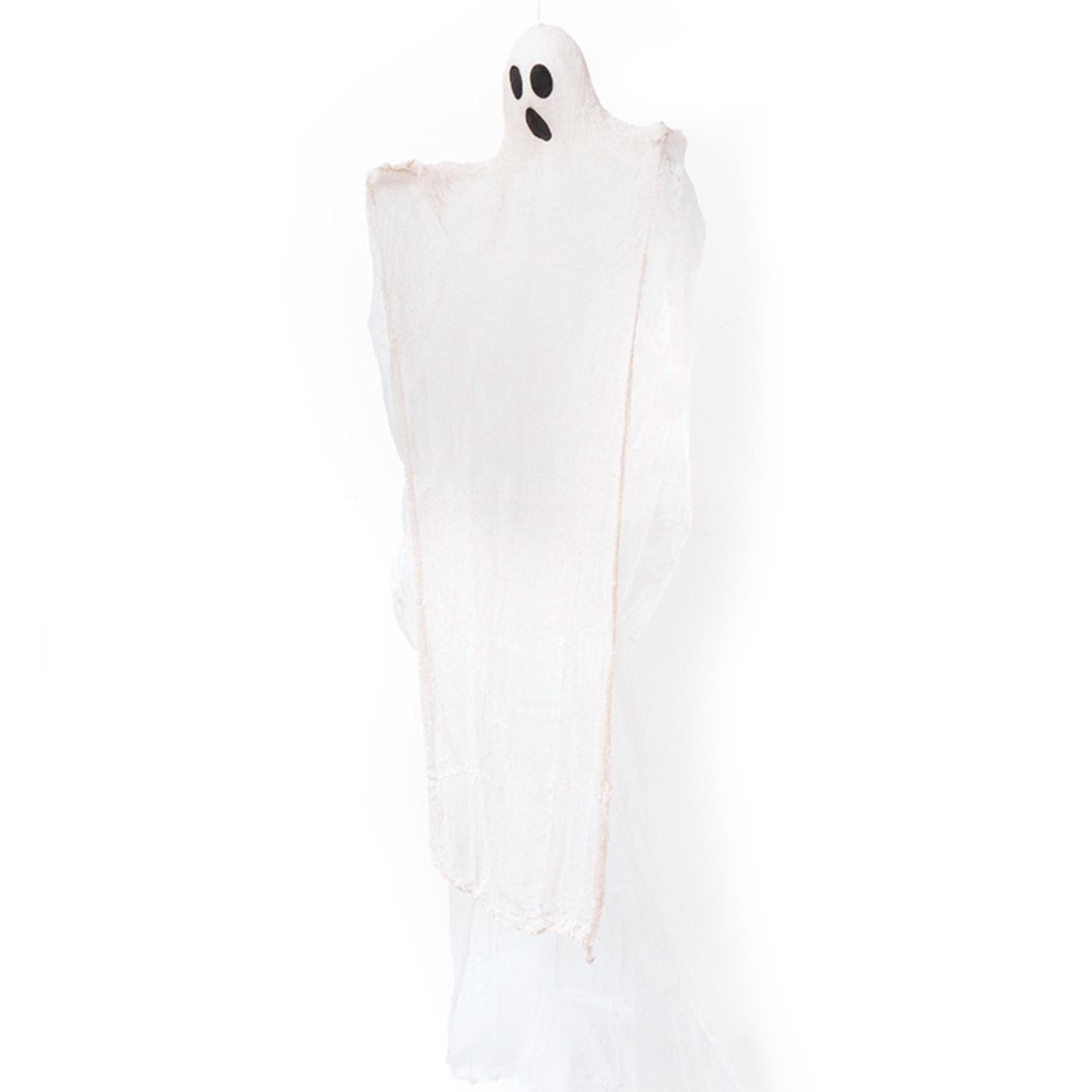 

Набор декораций - Подвесной дом с привидениями для вечеринки на Хэллоуин, страшный дисплей One Size белый