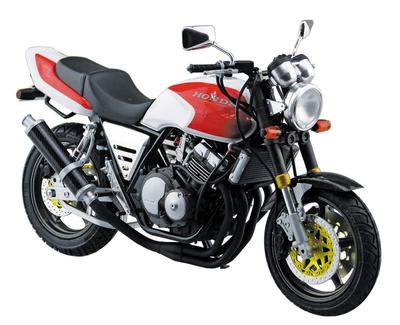 Aoshima Bunka Kyozaisha The Bike Serisi Honda NC31 CB400 SUPER FOUR 1992 Modeli Özel Parçalarla Plastik Model Kalıplama Rengi 1/12 No.53