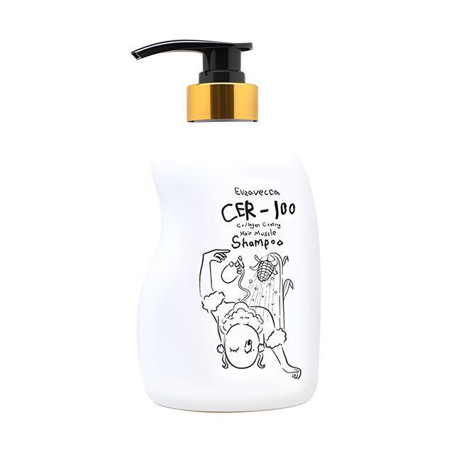 Elizavecca Шампунь Cer-100 с коллагеновым покрытием для укрепления волос 500ml
