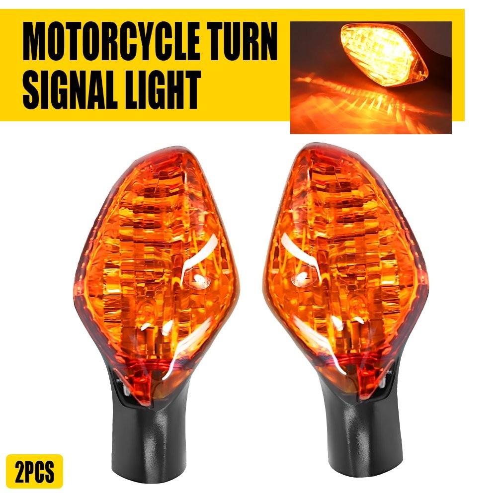 2X Front/Rear Turn Signal Lights For Honda NC700S NC700X DCT 2012-2017 Amber