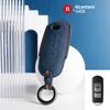From Italy Suede for Mazda 3 5 6 Summit Axela Atenza M3 M6 CX5 CX7 CX9 CX-5 CX-7 CX-9 MX-5 Miata RX-8 X-5 2/3Botton Car Key Case