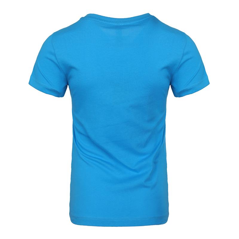 Adidas Linear Comfortable Casual Round Neck Short Sleeve T-Shirt Women T-Shirts Blue DV3007