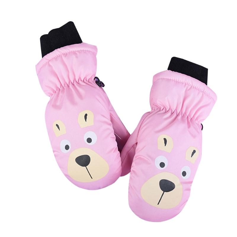 

Kids Ski Gloves Comfortable & Stylish Gloves Warm & Durable Gloves Lightweight Perfect for Outdoor Activities in Winter розовый