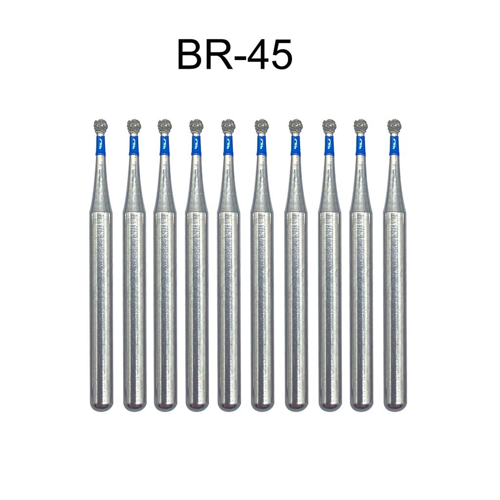 Nun Ck 10 Stück/Packung Dental Diamantbohrer für Hochgeschwindigkeits-Handstück Zahnarztbohrer FG-Serie Durchmesser 1,6 mm