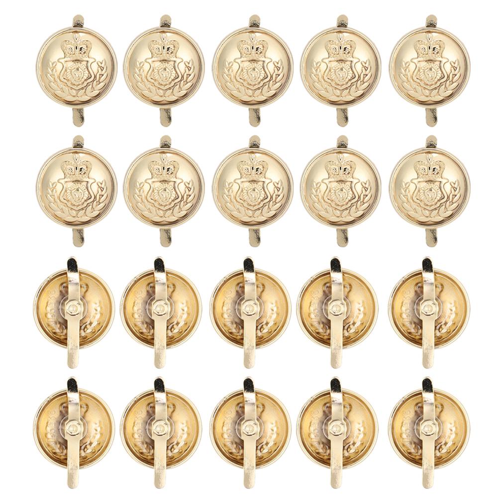 20Pcs Hardware Lock Buckle DieCasting Bag Luggage Handbag Accessories Golden Crown