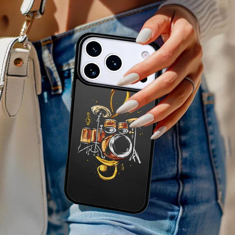 Musical Music Note Phone Case For iPhone 17 Air 14 15 13 12 Max Cover For Apple 16e 11 Pro Max Plus Coque
